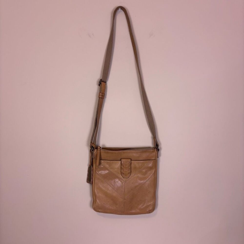 Lucky Brand‎ Tan Leather Crossbody Purse